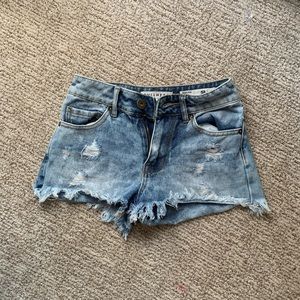 PacSun High Waisted Denim Shorts